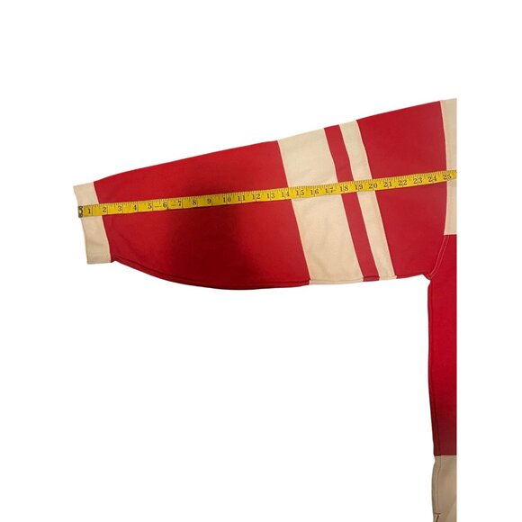 JNCO Red & White Mesh Long Sleeve Hockey Jersey Size XXL Sports USA - Picture 10 of 15